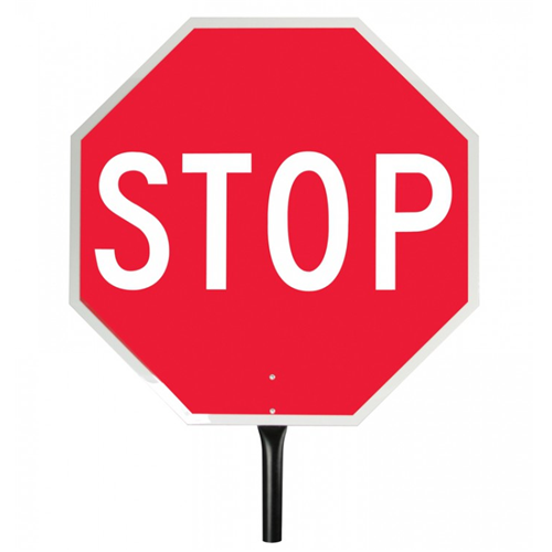 Pro-Line Traffic Safety Stop/Stop Reflect Paddle Sign