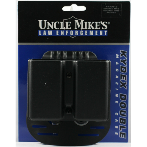 Uncle Mike's Double Row Double Magazine Case