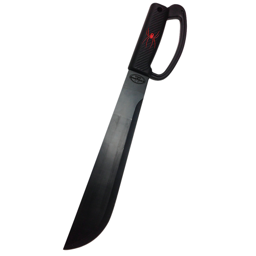 Voodoo Tactical Black Widow Machete W/ Self-Sharpening Sheath