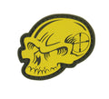 Voodoo Tactical Yellow Voodoo Skull Rubber Patch (1 1/2 X 2)