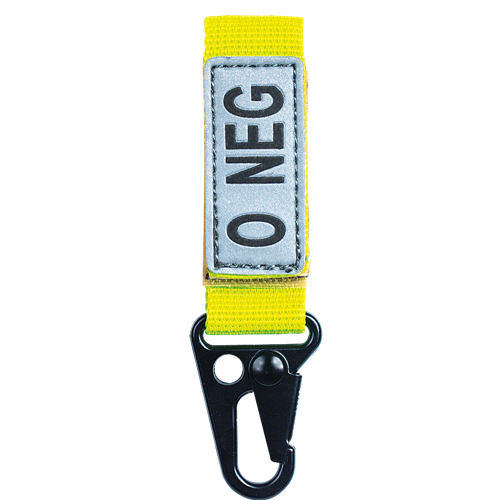 Voodoo Tactical Embroidered Blood Type Tags (O-)
