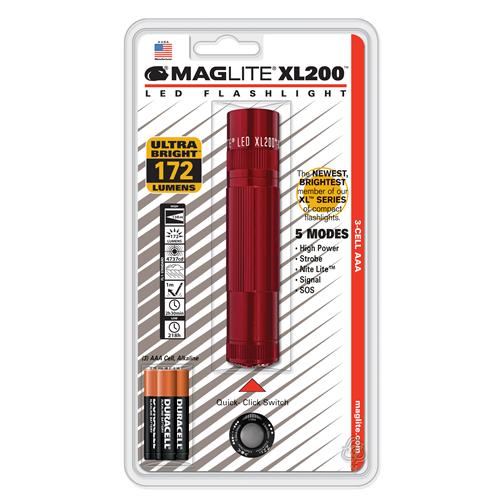 Maglite XL200 3 AAA-Cell LED Flashlight
