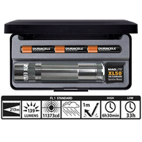Maglite XL50 LED 3 AAA-Cell Flashlight