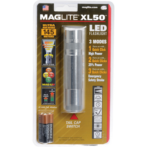 Maglite XL50 LED 3 AAA-Cell Flashlight
