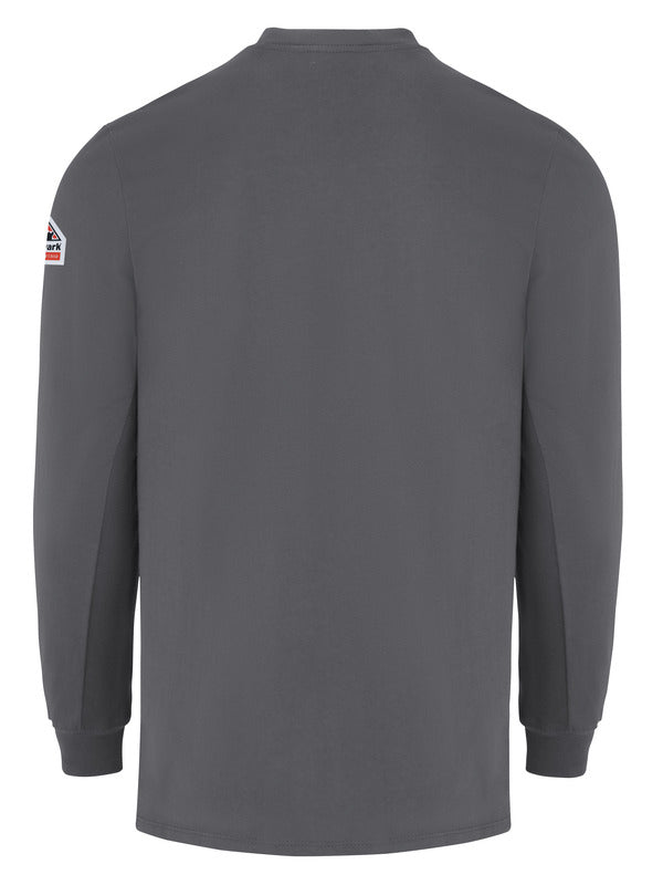 Bulwark Men's FR Long Sleeve T-Shirt - Charcoal