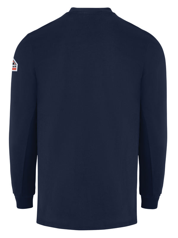 Bulwark Men's FR Long Sleeve T-Shirt - Navy