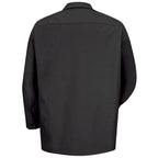 Red Kap Men's Long Sleeve Industrial Work Shirt - Black